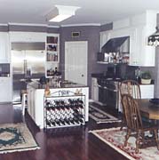 kitchen and dining